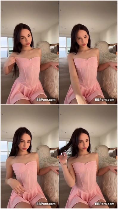 Dakotatylerxxx xxx leak video with hot pink dress and amazing beauty face. Sexy girl with small tits! Download this