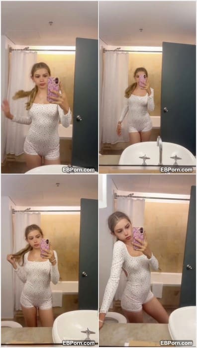 Lilmummaxo onlyfans video in sexy white lingerie after sex. Yeah, her slim body and tight pussy was fucked so hard! Amazing girl