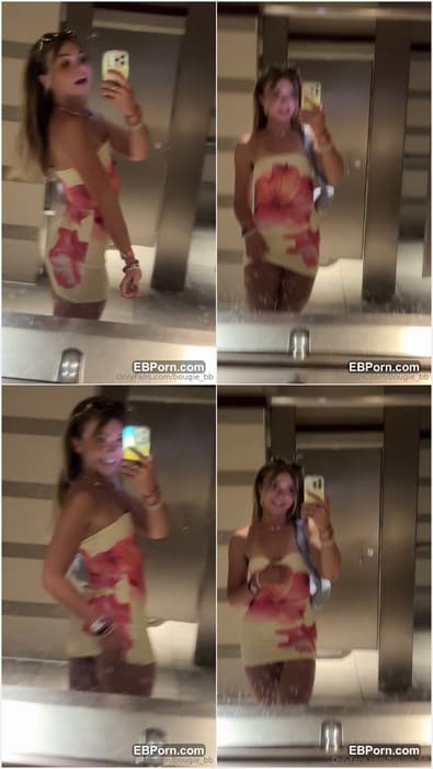 Blaire.bigpp sex lover girl in cafe take off dress and show her boobs. Small tits with hot pussy in tight dress. WOW