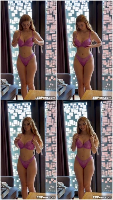 Lolaroseuk porn star in hot bikini and lingerie. Beauty blonde slutty with hot body posing for me and waiting my cock in her ass