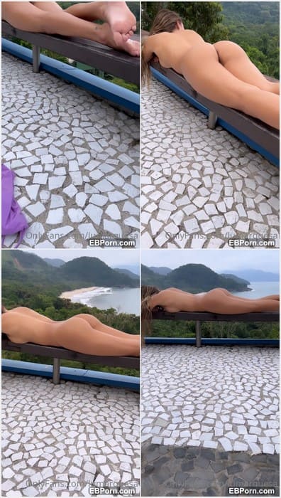Luiza Marquesa bikini show and bra takeoff on her leak video from Onlyfans page. Adorable girl with hot booty! WOW