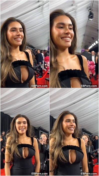Madison Beer legs in hot black dress. Hot and wet babe posing fro photoshooting. Download now! WOW