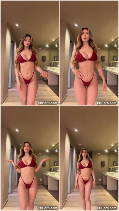 Melania Fogliaro hot bikini model in hot lingerie and panties show. Absolutly hot and sexy girl with big boobs! WOW