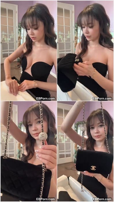 CarolineStormi xxx leak video with her adorable tits in black dress. Hot cosplay babe need show her pussy for us