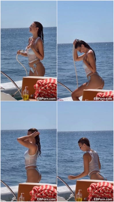 Nataliiiaa Paaavlova tits and pussy so wet now after beach shower and sex on the yacht with her rich sugardaddy from Moscow. WOW