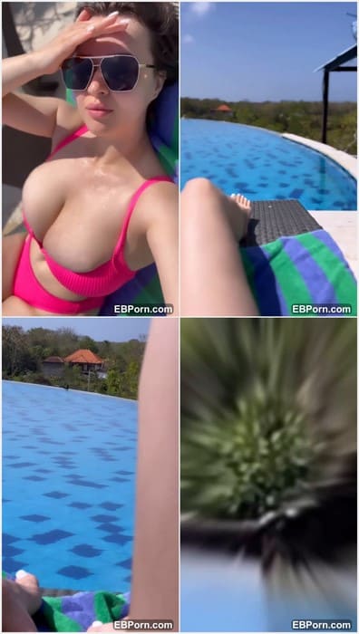 Olga Boo xxx leak video with her awesome big tits and pretty face on the Dubai beach. Hot and adorable Olga need ride on your dick