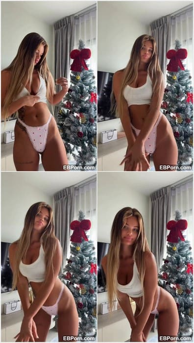 Yanel Pashneva topless hot babe with beauty and cute face posing in Dubai home with amazing pussy in pink panties! HOT GIRL