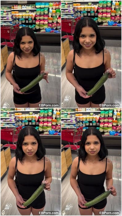 Puertoricanava creampie lover girl showing her cucumber size and wanna my big dick in her tight latina pussy! WOW